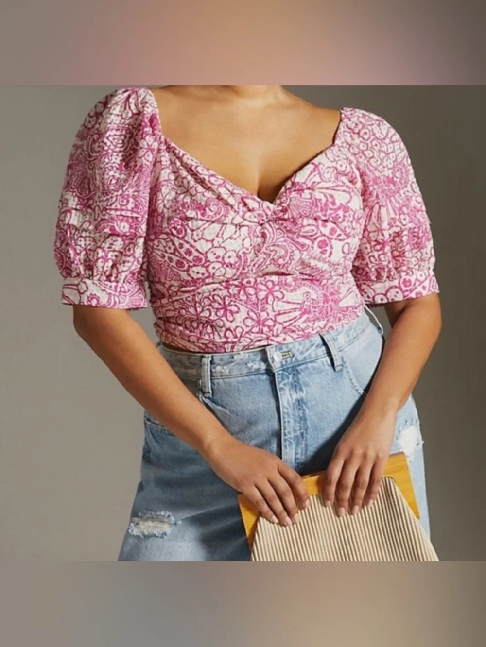 Anthropologie maeve pink